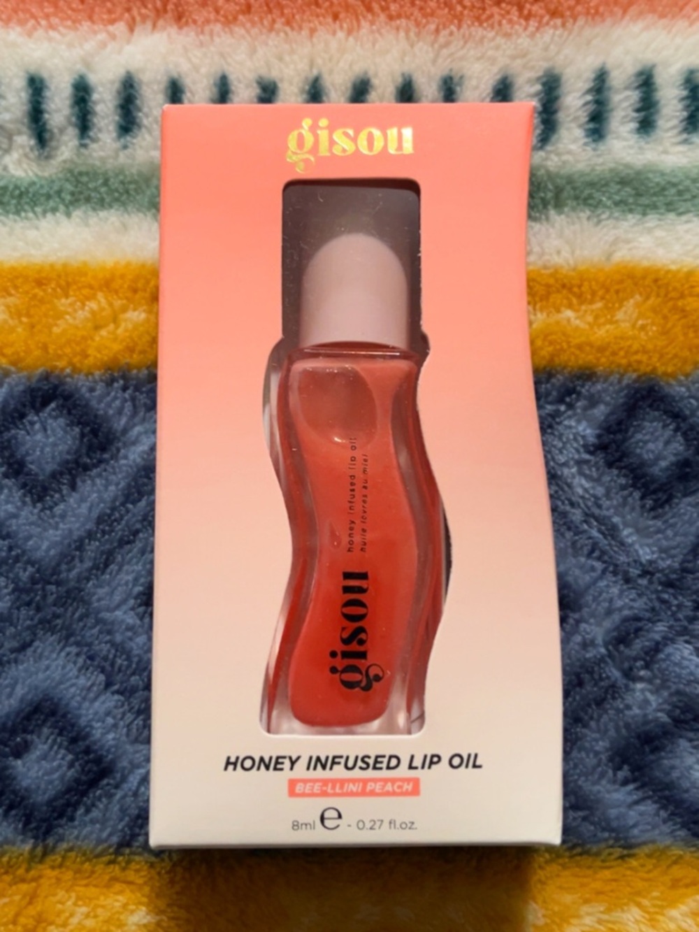 Gisou Honey Infused Lip Oil — Bee-llini Peach (Peach)